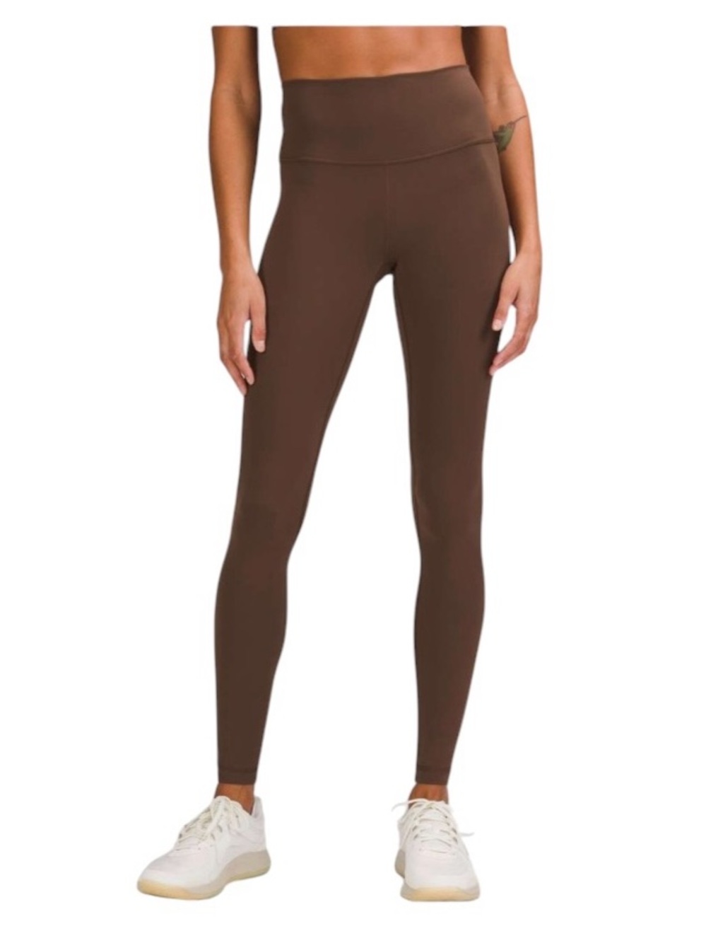 Lululemon Wunder Train High-Rise Tight 28” Java Brown Size 8